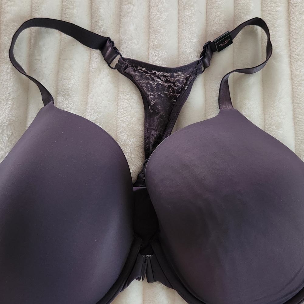 Elegant Purple Lace Women's Bra